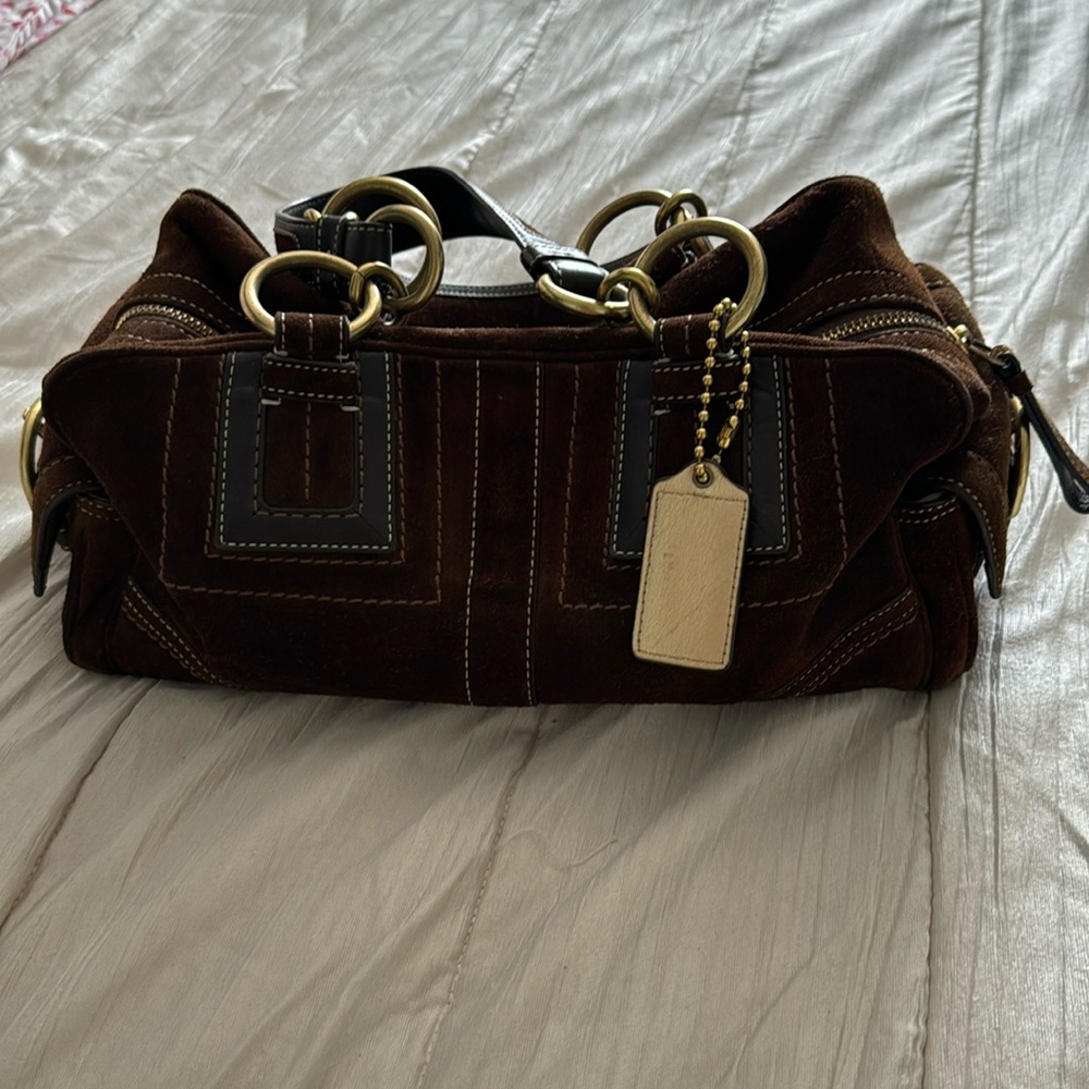 Coach leather bag